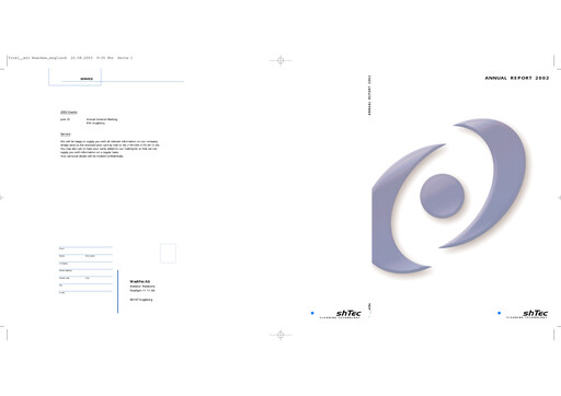 Miniature WashTec AG Rapport annuel 2002