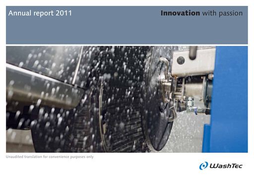 Miniature WashTec AG Rapport annuel 2011