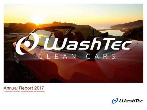 Miniature WashTec AG Rapport annuel 2017