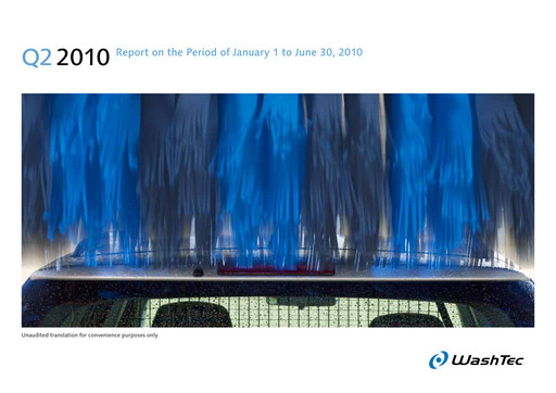 Thumbnail WashTec AG Half-year Report 2010-h1