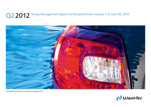 Thumbnail WashTec AG Half-year Report 2012-h1
