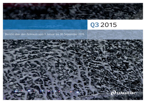 Thumbnail WashTec AG Quarterly Report 2015-q3