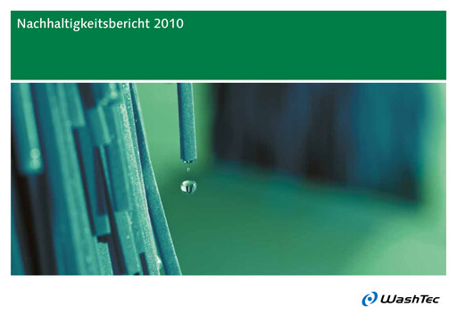 Thumbnail WashTec AG Sustainability Report 2010