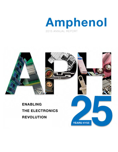 Thumbnail Amphenol Annual Report 2015