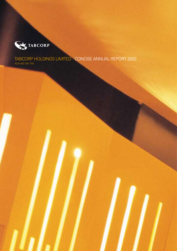Thumbnail Tabcorp Annual Report 2003