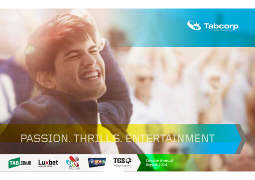 Thumbnail Tabcorp Annual Report 2014