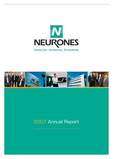 Thumbnail Neurones Annual Report 2007