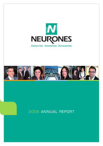 Thumbnail Neurones Annual Report 2008