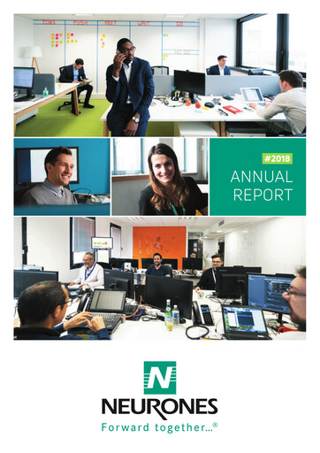 Thumbnail Neurones Annual Report 2018