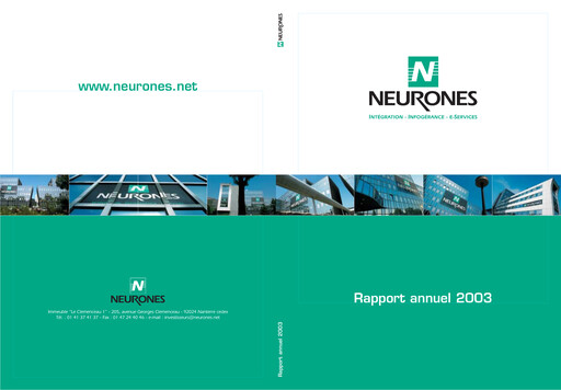 Thumbnail Neurones Annual Report 2003