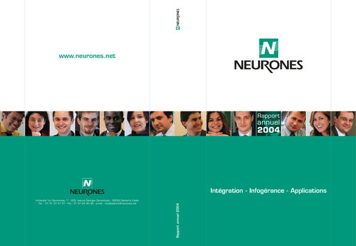 Thumbnail Neurones Annual Report 2004