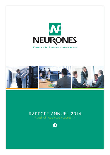 Thumbnail Neurones Annual Report 2014