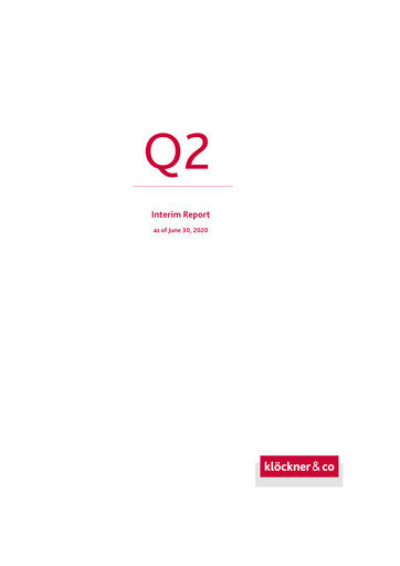 Thumbnail Klöckner & Co Half-year Report 2020-h1