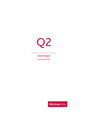 Thumbnail Klöckner & Co Half-year Report 2025-h1
