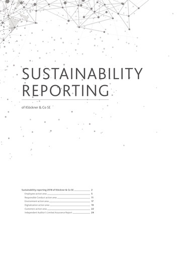 Thumbnail Klöckner & Co Sustainability Report 2018