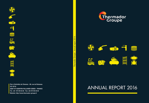 Thumbnail Thermador Groupe Annual Report 2016