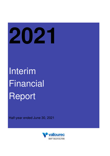 Thumbnail Vallourec Half-year Report 2021-h1
