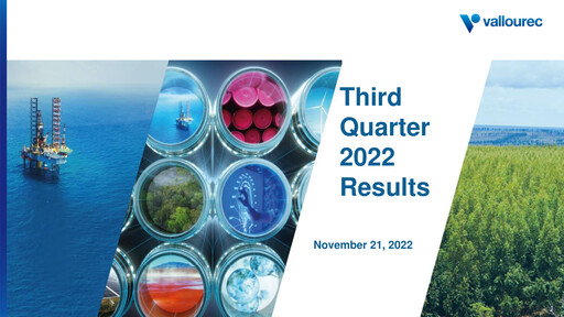 Thumbnail Vallourec Quarterly Report 2022-q3