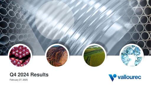 Thumbnail Vallourec Quarterly Report 2024-q4