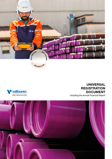 Thumbnail Vallourec Universal Registration Document 2019