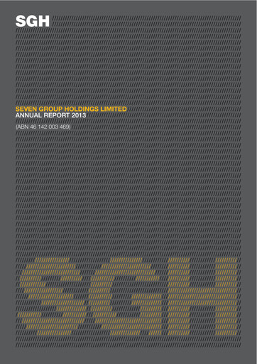 Thumbnail Seven Group Holdings
 (SGH) Annual Report 2013