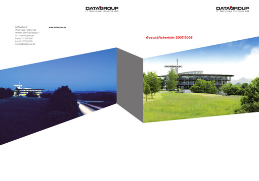 Thumbnail DATAGROUP SE Annual Report 2007-2008