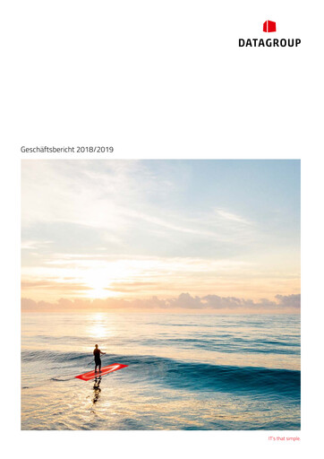 Thumbnail DATAGROUP SE Annual Report 2018-2019