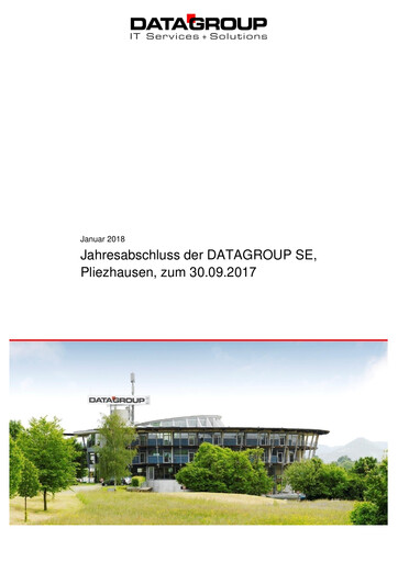 Thumbnail DATAGROUP SE Financial Statement 2016-2017
