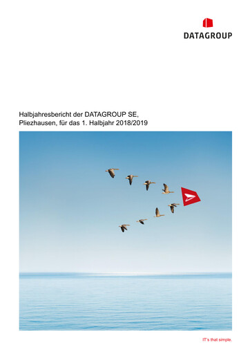 Thumbnail DATAGROUP SE Half-year Report 2018-h1
