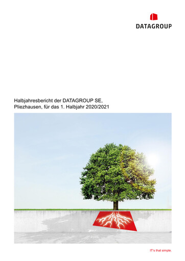 Thumbnail DATAGROUP SE Half-year Report 2020-h1