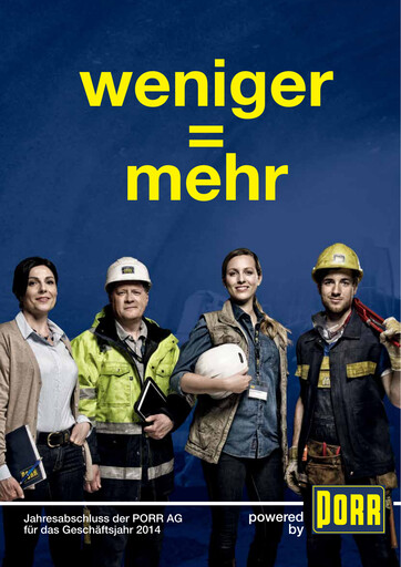 Thumbnail PORR Financial Statement 2014