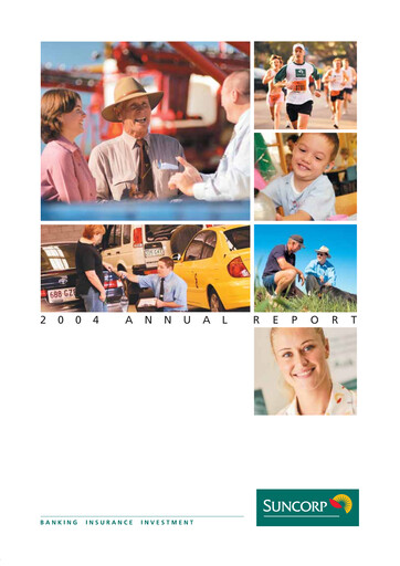 Thumbnail Suncorp Annual Report 2004