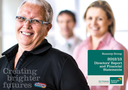 Thumbnail Suncorp Annual Report 2012-2013