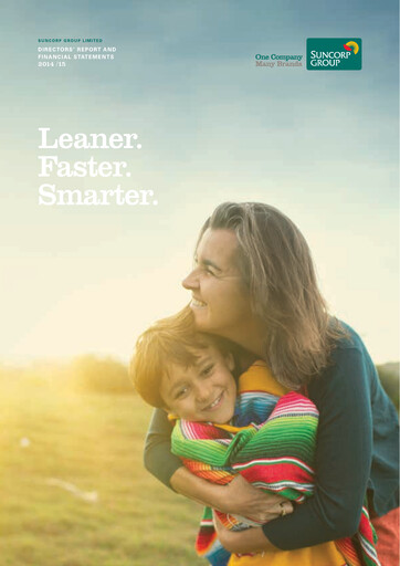 Thumbnail Suncorp Annual Report 2014-2015