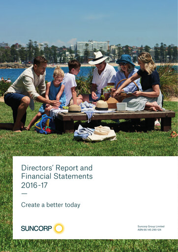 Thumbnail Suncorp Annual Report 2016-2017