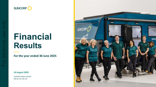 Miniature Suncorp Rapport financier 2024-2025