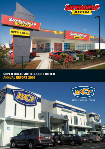 Thumbnail Super Retail Group Annual Report 2007