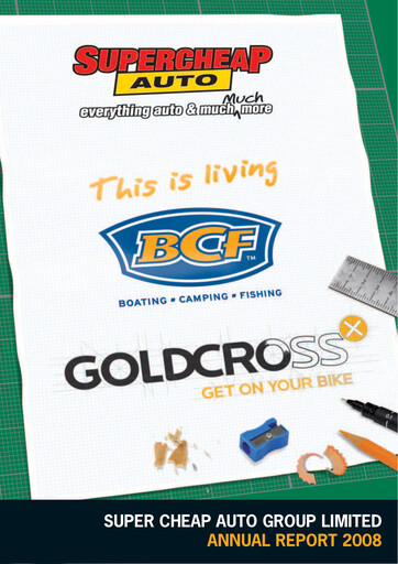 Thumbnail Super Retail Group Annual Report 2008