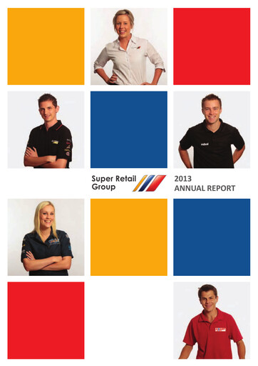 Thumbnail Super Retail Group Annual Report 2013
