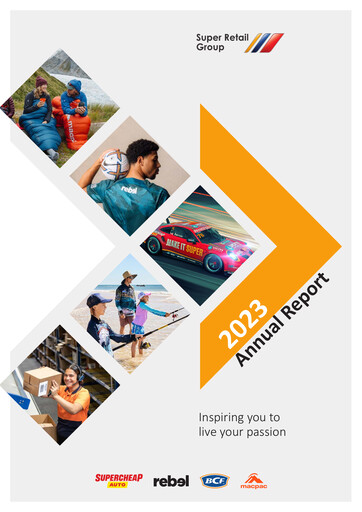 Thumbnail Super Retail Group Annual Report 2023