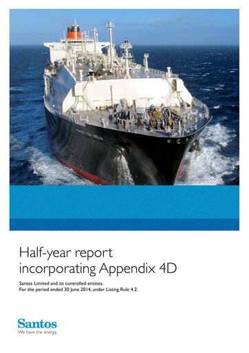 Thumbnail Santos
 Half-year Report 2014-h1