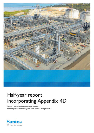 Thumbnail Santos
 Half-year Report 2015-h1