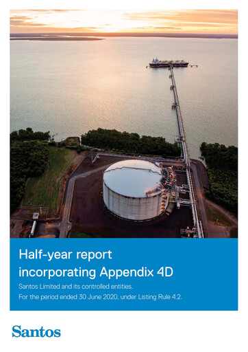 Thumbnail Santos
 Half-year Report 2020-h1