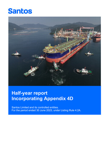 Thumbnail Santos
 Half-year Report 2023-h1