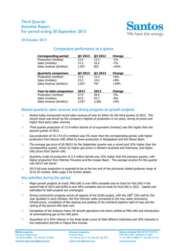 Thumbnail Santos
 Quarterly Report 2013-q3