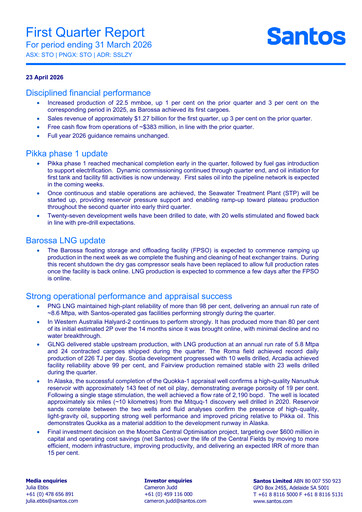 Thumbnail Santos
 Quarterly Report 2026-q1