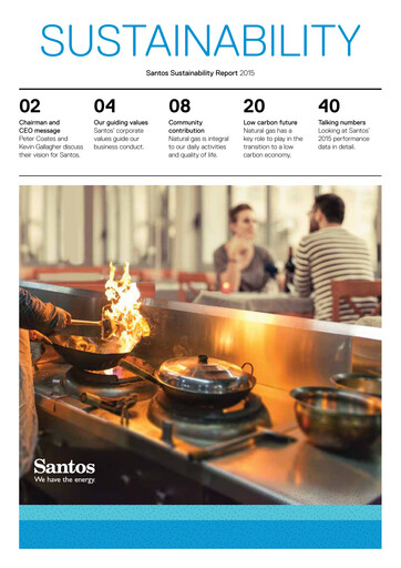 Thumbnail Santos
 Sustainability Report 2015