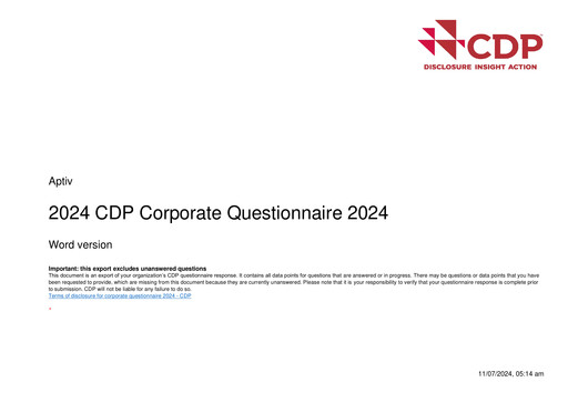 Vorschaubild Aptiv ESG-Bericht 2024