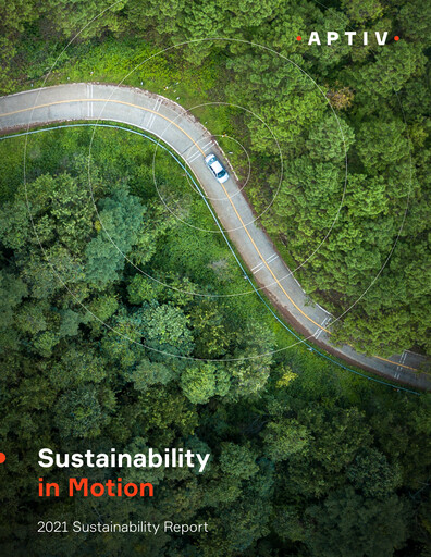 Vorschaubild Aptiv Nachhaltigkeitsbericht 2021