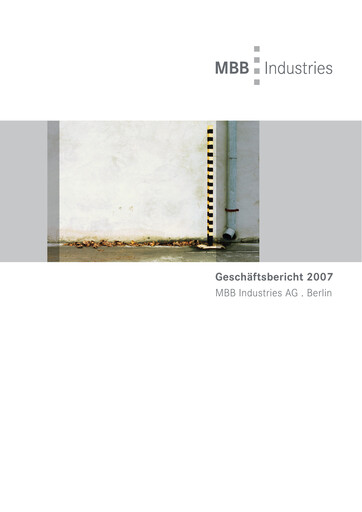 Vorschaubild MBB SE Jahresbericht 2007